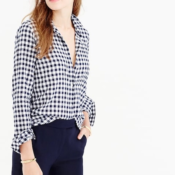 J. Crew Tops - J. Crew boy fit button up shirt size 6